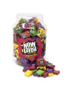 Now & Later Mini Bars, 60 Oz Jar, Assorted Flavors