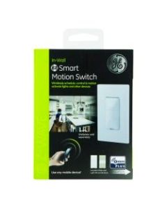 GE Z-Wave Plus Smart Motion In-Wall Tap Switch, White, 26931
