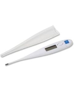 Medline Premier Oral Digital Thermometer - 90 deg.F (32.2 deg.C) to 109.9 deg.F (43.3 deg.C) - Reusable, Latex-free - For Oral - White