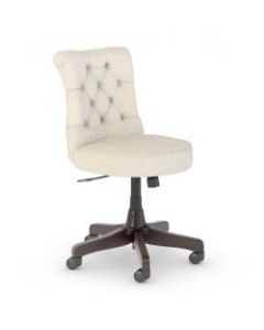 Bush Business Furniture Arden Lane Mid-Back Tufted Office Chair, Cream, Standard Delivery