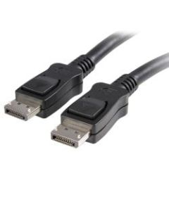 StarTech.com 1 ft Short DisplayPort 1.2 Cable with Latches M/M - DisplayPort 4k