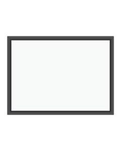 U Brands Magnetic Dry-Erase Board, 24in X 18in, Black MDF Frame