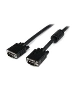 StarTech.com 1 ft Coax High Res Monitor VGA Cable HD15 M/M - 1 ft Coaxial Video Cable for Monitor, Video Device - 15-pin HD-15 Male VGA - Second End: 1 x 15-pin HD-15 Male VGA - Supports up to 1920 x 1200