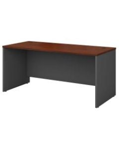 Bush Business Furniture Components Office Desk 66inW x 30inD, Hansen Cherry/Graphite Gray, Standard Delivery