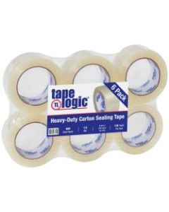 Tape Logic Acrylic Tape, 3in Core, 2in x 110 Yd., Clear, Case Of 6