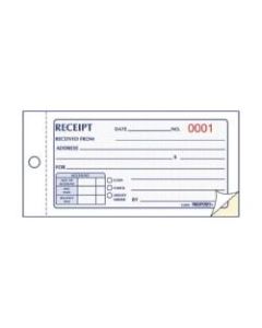 Rediform Money Receipt 2/Part Collection Forms - 50 Sheet(s) - 2 PartCarbonless Copy - 5in x 2 3/4in Sheet Size - White, Yellow - Assorted Sheet(s) - 1 Each