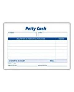 Tops Received of Petty Cash Form, 5in x 3-1/2in