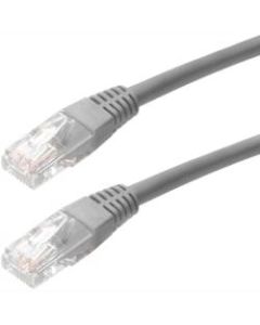 4XEM 75FT Cat5e Molded RJ45 UTP Network Patch Cable (Gray) - 75 ft Category 5e Network Cable for Network Device, Notebook - First End: 1 x RJ-45 Male Network - Second End: 1 x RJ-45 Male Network - Patch Cable - CMG - 26 AWG - Gray - 1