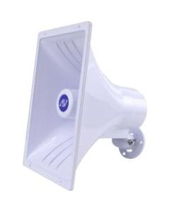 AmpliVox Indoor/Outdoor Wall Mountable Speaker, White, S1270