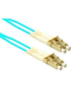 ENET 1M LC/LC Duplex Multimode 50/125 10Gb OM3 or Better Aqua Fiber Patch Cable 1 meter LC-LC Individually Tested - Lifetime Warranty