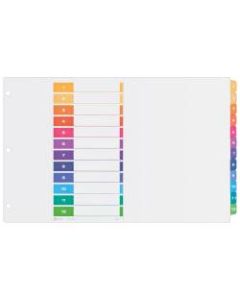 Avery Ready Index Table Of Contents Dividers, 11in x 17in, Multicolor, 12-Tab