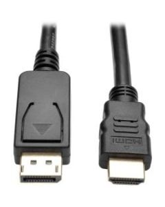 Tripp Lite DisplayPort to HDMI Adapter Converter Cable, 6ft, Black