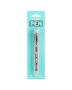 Office Depot Brand 6-In-1 Ballpoint Pen, Fine Point, 0.7 mm, Assorted Colors