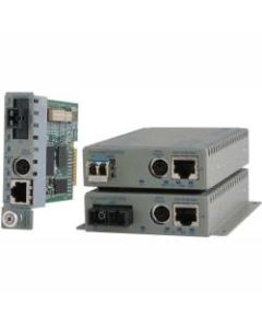 Omnitron Systems 10/100/1000BASE-T UTP to 1000BASE-X Media Converter and Network Interface Device - 1 x Network (RJ-45) - Management Port - 1000Base-X - 1 x Expansion Slots - 1 x SFP Slots - Wall Mountable