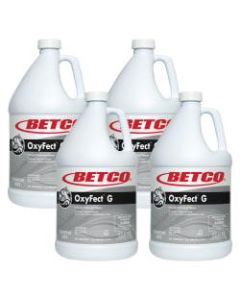 Betco Oxyfect G Cleaner, Mint Scent, 128 Oz, Clear, Case of 4 bottles