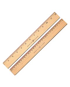 Westcott 2-Sided Metric Ruler, 1/16in/1 mm Increments