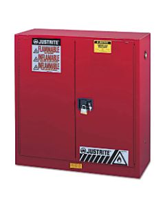 Safety Cabinets for Combustibles, Self-Closing Cabinet, 40 Gallon, Red