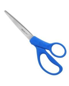 Westcott All Purpose Preferred Stainless Steel Scissors, 8in, Pointed, Blue