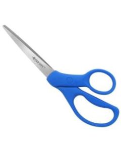 Westcott All Purpose Preferred Stainless Steel Scissors, 8in, Bent, Blue