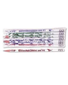 Moon Products Second Graders Are No.1 Pencil - #2 Lead - White Wood Barrel - 12 / Dozen