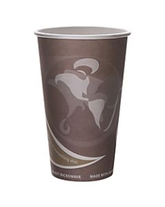 Eco-Products Evolution World PCF Hot Cups, 16 Oz, Purple, Pack Of 50