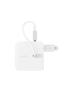 Moshi Rewind 2 - Power adapter - 2 output connectors (USB) - white