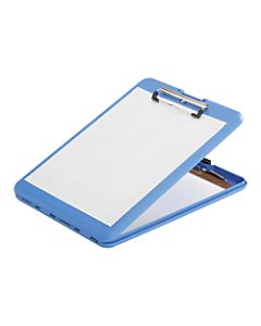 SKILCRAFT Storage Clipboard, Letter, 9in x 12in, Blue (AbilityOne 7520-01-619-0303)