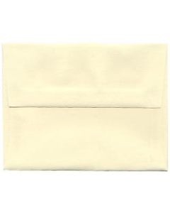 JAM Paper Booklet Invitation Envelopes, A2, Gummed Seal, Strathmore Ivory, Pack Of 25