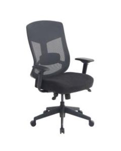 Serta Commercial Motif Mesh Ergonomic Big And Tall High-Back Executive Chair, Black