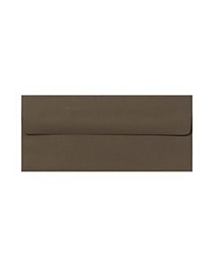 LUX #10 Envelopes, Peel & Press Closure, Chocolate Brown, Pack Of 250