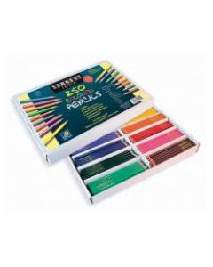Sargent Art Pre-Sharpened Color Art Pencils, Assorted Colors, Box Of 250