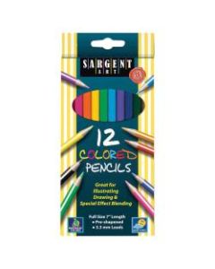 Sargent Art Color Pencils, Assorted Colors, Box Of 12