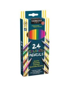 Sargent Art Color Pencils, Assorted Colors, Box Of 24