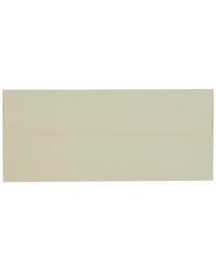 JAM Paper Strathmore Booklet Envelopes, #10, Gummed Seal, Ivory Laid, Pack Of 25