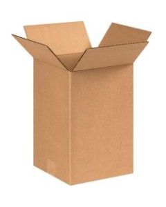 Office Depot Brand Corrugated Boxes, 8in x 8in x 11in, Kraft, Pack Of 25 Boxes