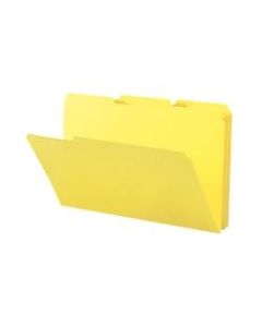 Smead Color File Folders, Legal Size, 1/3 Cut, Yellow, Box Of 100