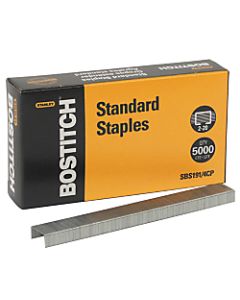 Bostitch Premium Standard Staples, 1/4in Size, Full Strip, Box Of 5,000