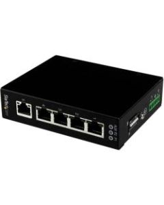 StarTech.com 5 Port Unmanaged Industrial Gigabit Ethernet Switch - DIN Rail / Wall-Mountable - Network up to 5 Ethernet devices through a rugged industrial Gigabit Ethernet switch - 5 Port Unmanaged Industrial Gigabit Ethernet Switch