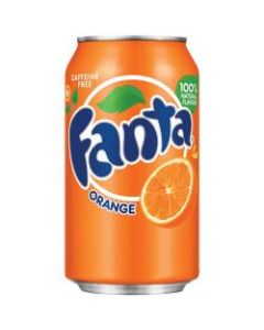 Fanta Orange, 12 Oz. Cans, Case Of 24