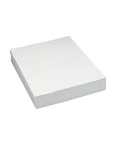 Pacon Composition Paper Without Margins, Unpunched, 3/8in Rule, 8 1/2in x 11in, White