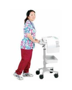 Ergotron Zido EKG Cart Package - Cart - medical - fiberboard, steel, cast metal - cool gray - TAA Compliant