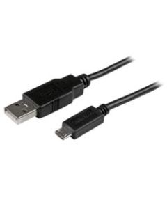 StarTech.com 3m 10 ft Long Micro-USB Charge and Sync Cable M/M - USB 2.0 A to Micro USB - 24 AWG - 9.84 ft USB Data Transfer Cable for Tablet, Cellular Phone, Smartphone - First End: 1 x Type A Male USB - Second End: 1 x Type B Male Micro USB - 60 MB/s
