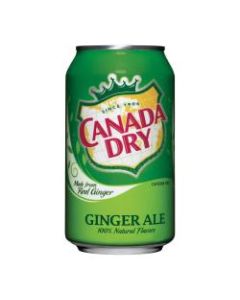 Canada Dry Ginger Ale, 12 Oz, Case Of 24 Cans