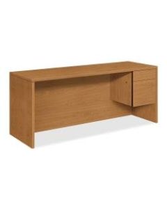 HON 10500 Series Single-Pedestal Credenza, Harvest Cherry