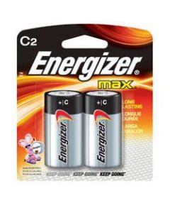 Energizer Max C Alkaline Batteries, Pack Of 2