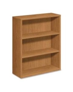 HON 10500 Series 3-Shelf Bookcase With Fixed Shelves, Harvest Cherry