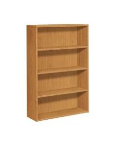 HON 10500 Series 4-Shelf Bookcase, Harvest