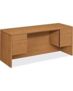 HON Laminate Box/File Kneespace Credenza, Harvest