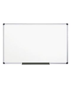 MasterVision Maya Platinum Pure Magnetic Dry-Erase Whiteboard, 48in x 36in, Aluminum Frame With Silver Finish