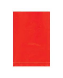 Office Depot Brand Flat 2-Mil Poly Bags, 4in x 6in, Red, Case Of 1,000